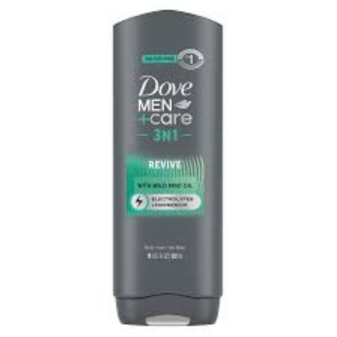DOVE MEN+CARE 3IN1 B/WASH REVIVE T/TREE OIL 532ML